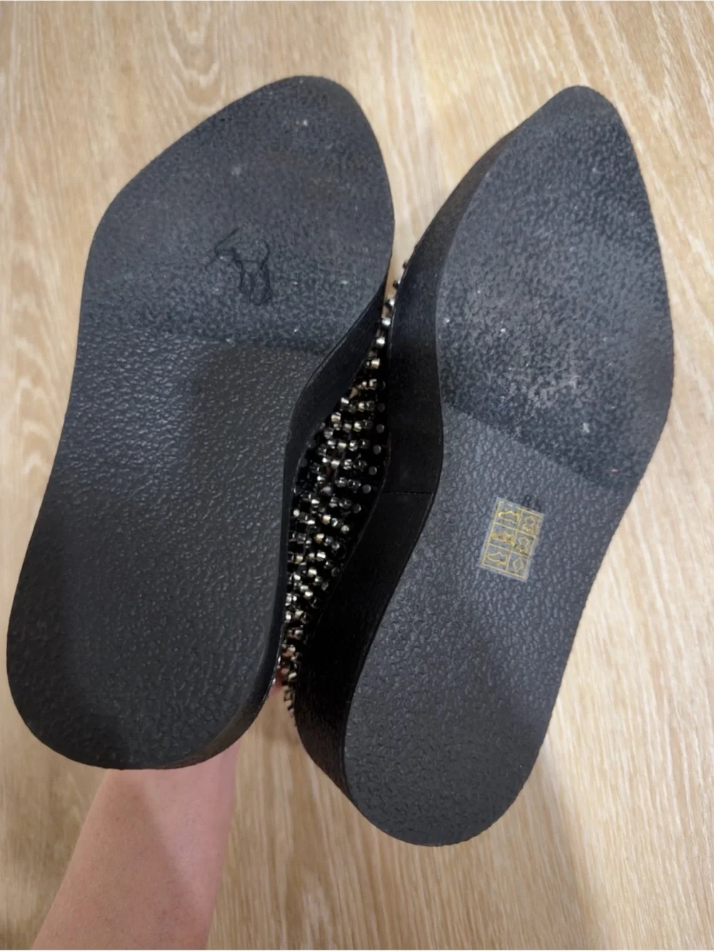 Jeffrey Campbell Choux Black Studded Platform Loafers